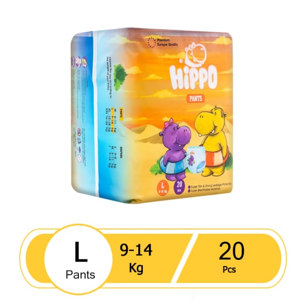 Hippo Baby Diapers Eco Pants L 20pcs