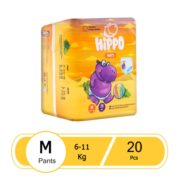Hippo Baby Diapers Eco Pants M 20pcs