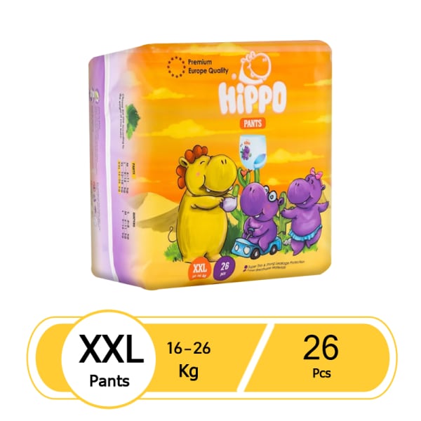 Hippo Baby Diaper Jumbo Pants XXL 26pcs