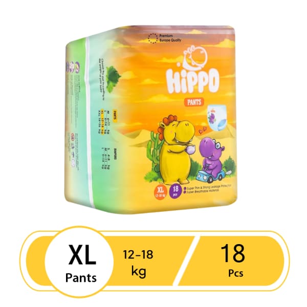 Hippo Baby Diapers Eco Pants XL 18pcs
