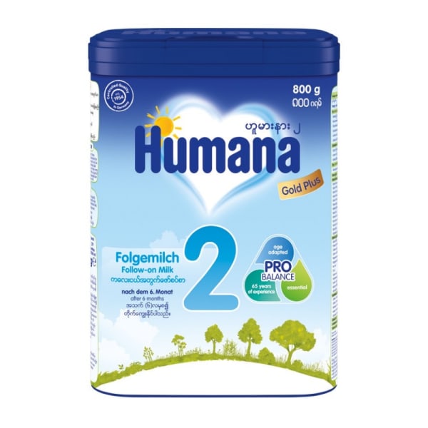 Humana Gold Plus Follow On Formula, Milk Powder Step 2, 624 Months