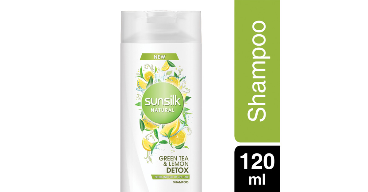 Sunsilk Shampoo GreenTea & lemon Detox120ml