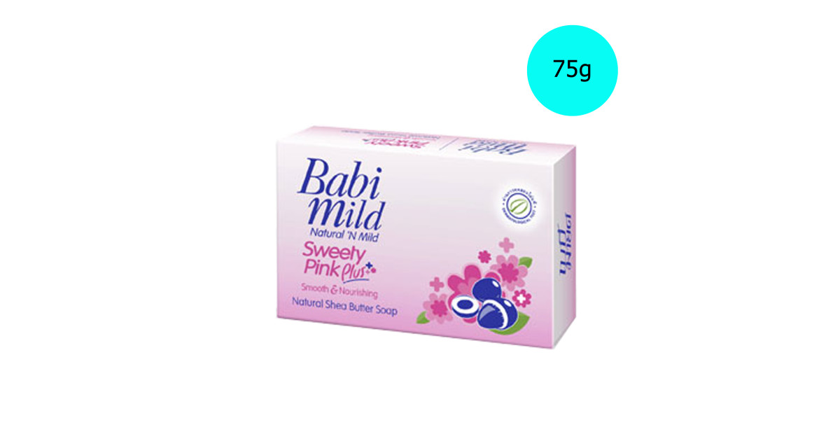 Babi Mild Sweety Pink Plus baby Bar Soap ( 75 g )