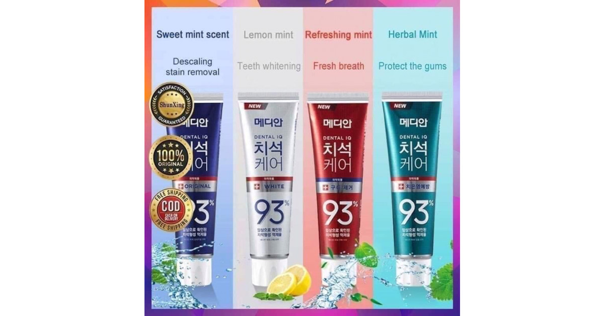 Median Dental IQ Toothpaste ( 120g )_Red