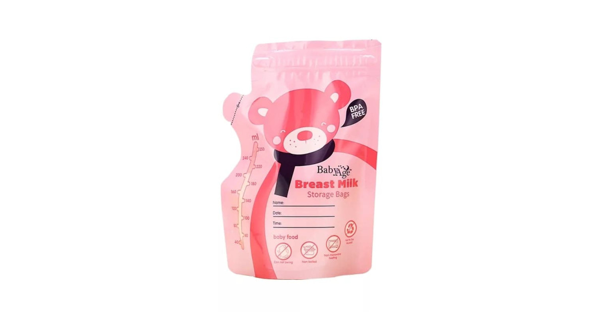 Baby Age Breast milk storage bags 250ml (30 Pcs)