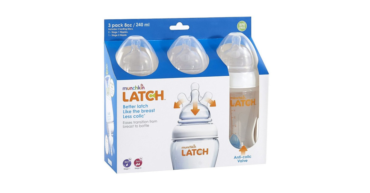 Munchkin LATCH Bottle 3 pack (240 ml)