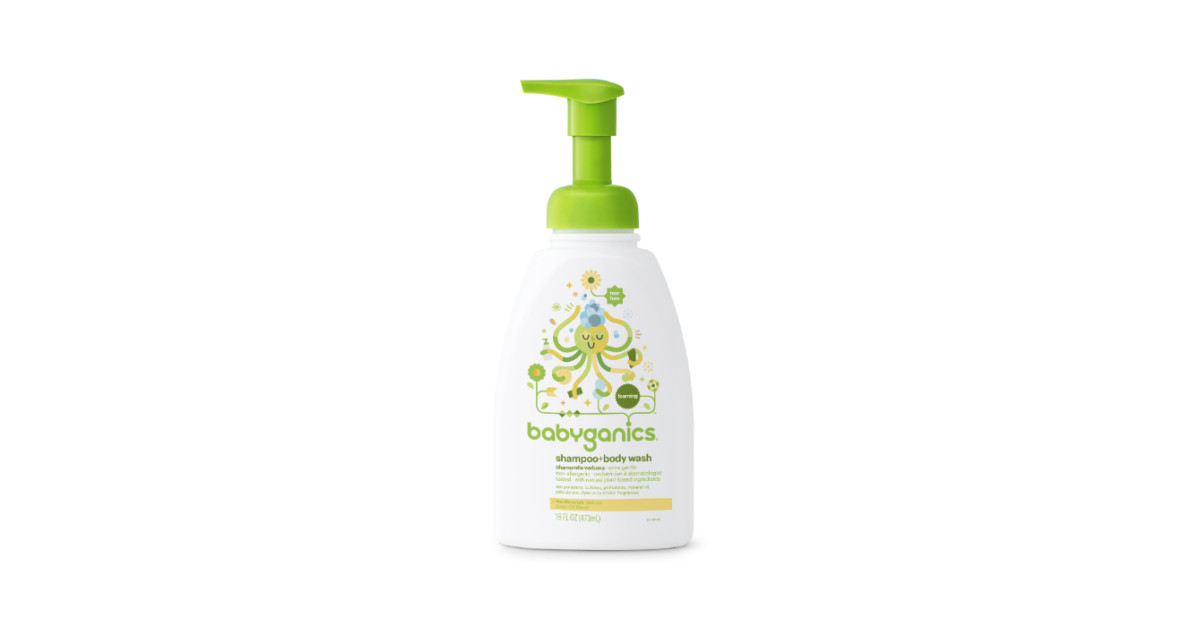 Babyganics Shampoo & Body Wash Fragrance Free (473ml)