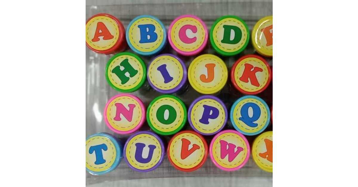 Alphabet stamps