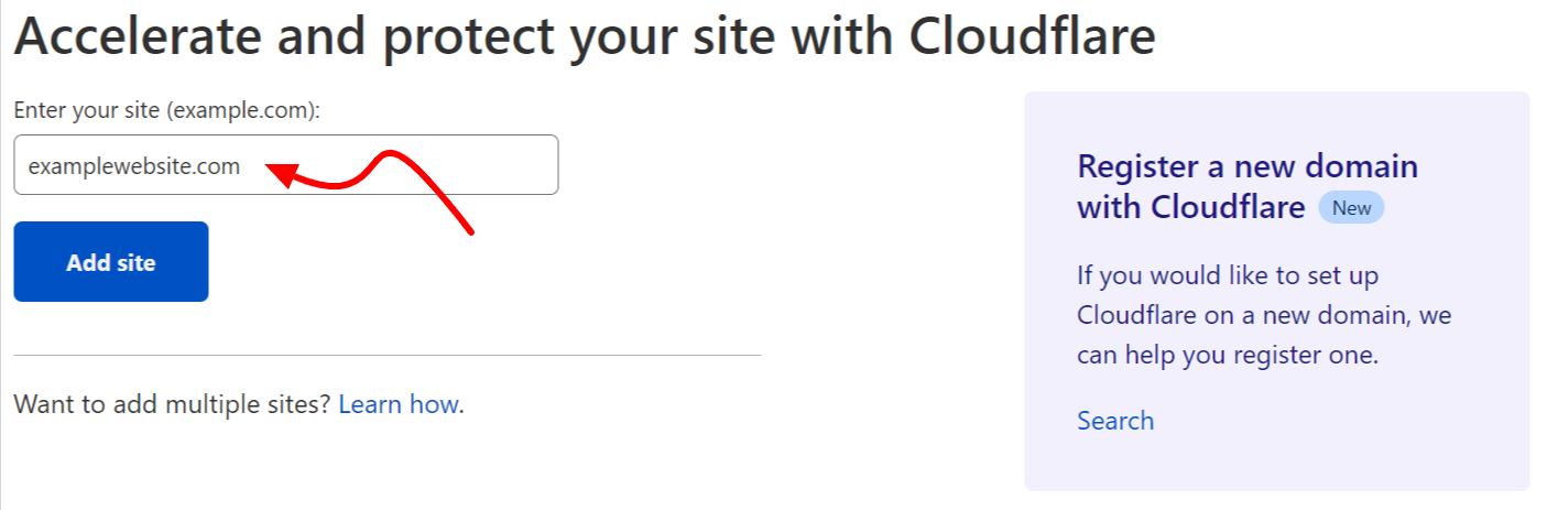 setup Cloudflare cdn