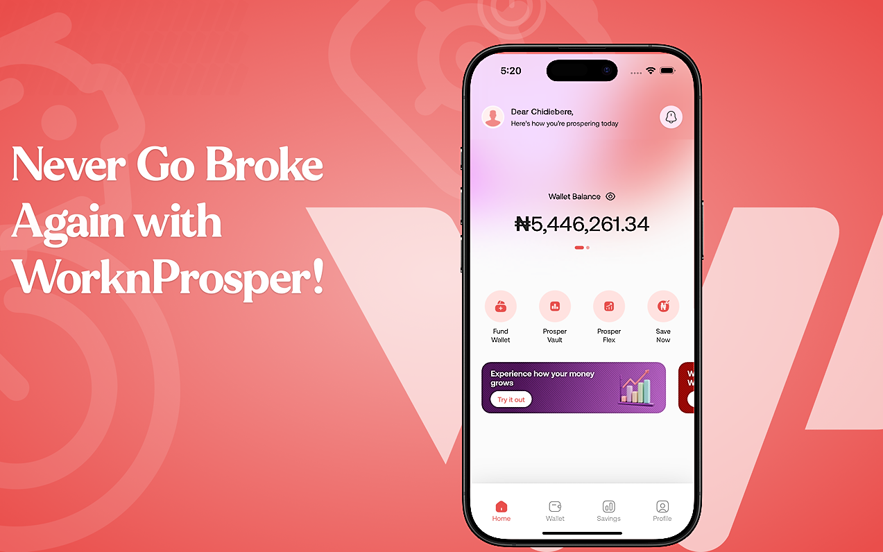 WorknProsper: Save & Invest in Naira