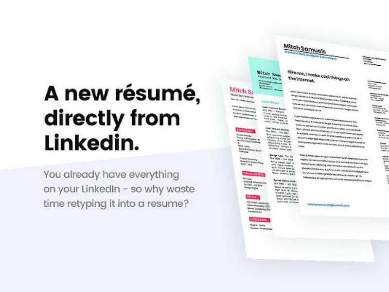 Ceev How To Generate Cv Curriculum Vitae Through Linkedin Profile Techcresendo