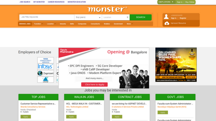 15 best job search websites 2018 in india techcresendo