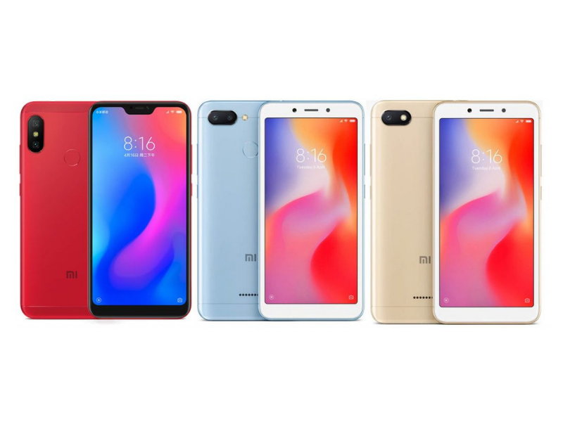 Image result for Xiaomi Redmi 6, Redmi 6A, Redmi 6 Pro