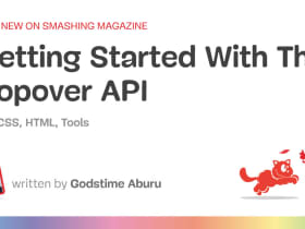 Getting Started With The Popover API