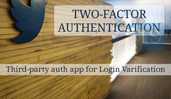 Twitter supports two-factor authentication without SMS