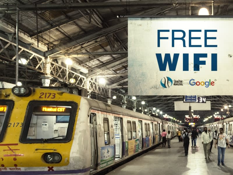 Indian railway google free wifi