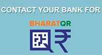 Contact your bank for BharatQR