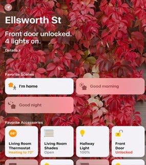 Smart Home Screen