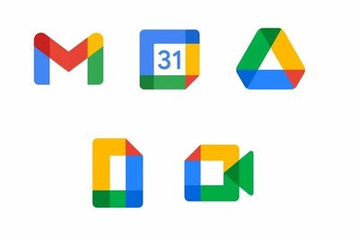 Gmail, Calendar, Drive, Doc & Meet new logo