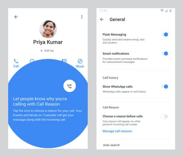 Truecaller Call Reasons: Set Custom Reasons