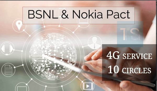 BSNL 4G services soon launch in 10 circles through Nokia