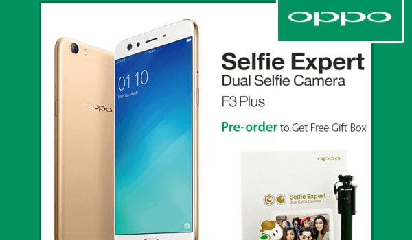 Oppo F3 Plus Smartphone With Dual Selfie Expert Camera Techno Savie