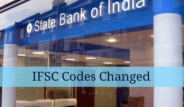 SBI IFSC codes changed