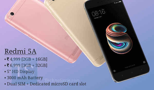 #DeshKaSmartPhone Redmi 5A launched