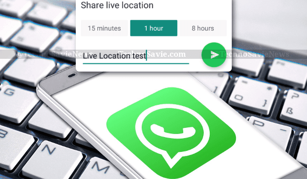 WhatsApp Live Location sharing