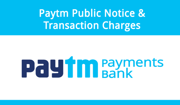 Paytm Public Notice
