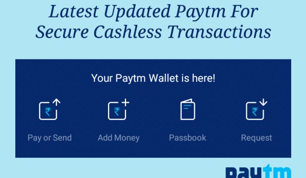 Latest Updated Paytm For Secure Cashless Transactions