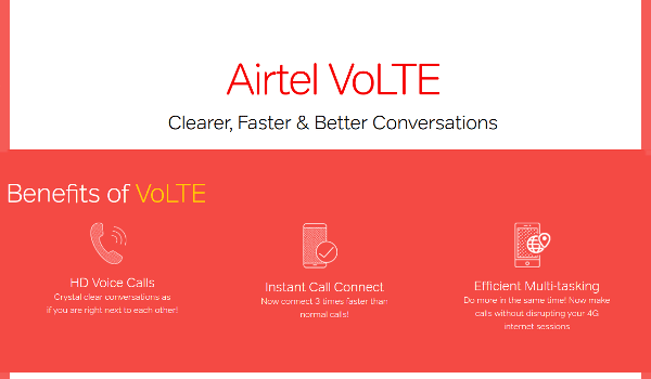 Airtel 4G VoLTE