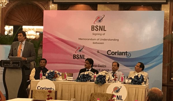 BSNL & Coriant signed pact to accelerate 5G and IoT growth in India