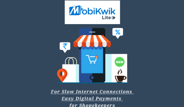 Mobikwik Lite app for mobile banking in poor connectivity regions