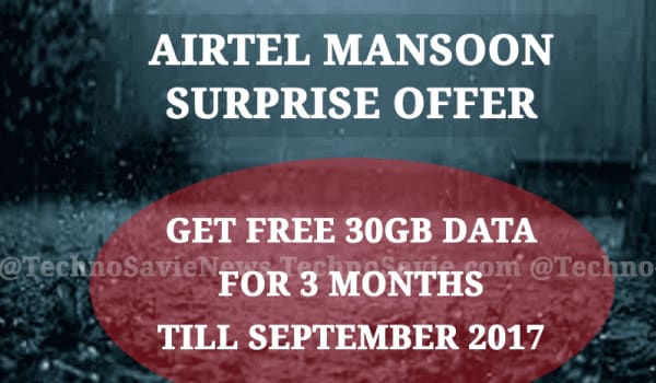 Airtel Monsoon Surprise offer