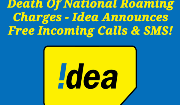 Idea Announces Free Incoming Calls & SMS