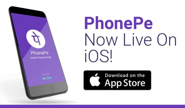 Flipkart’s e-wallet PhonePe is Now on iOS