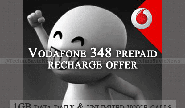 Vodafone 348 prepaid recharge offer
