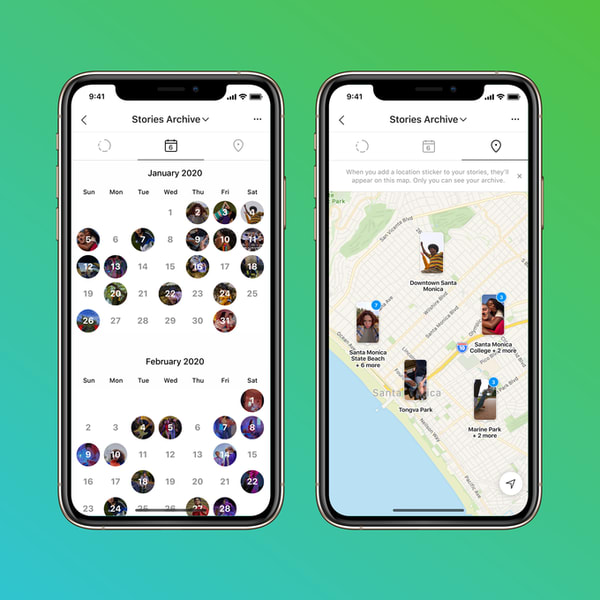 Instagram Stories Map