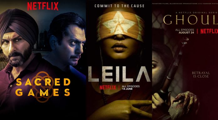 Netflix Web Series: Leila, Sacred Games, Ghoul
