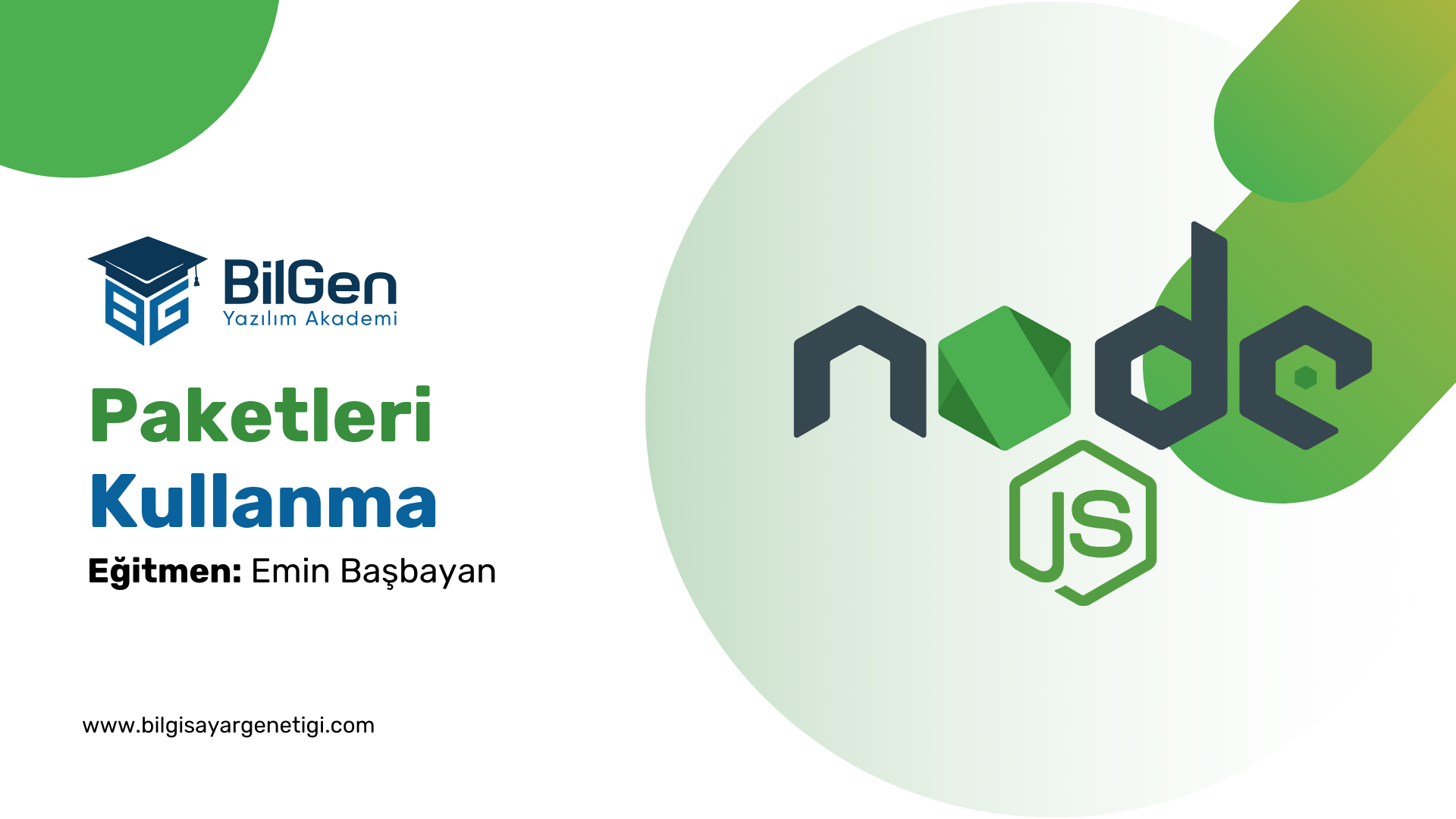 Node.js'de Paket Kullanımı: Moment Örneği