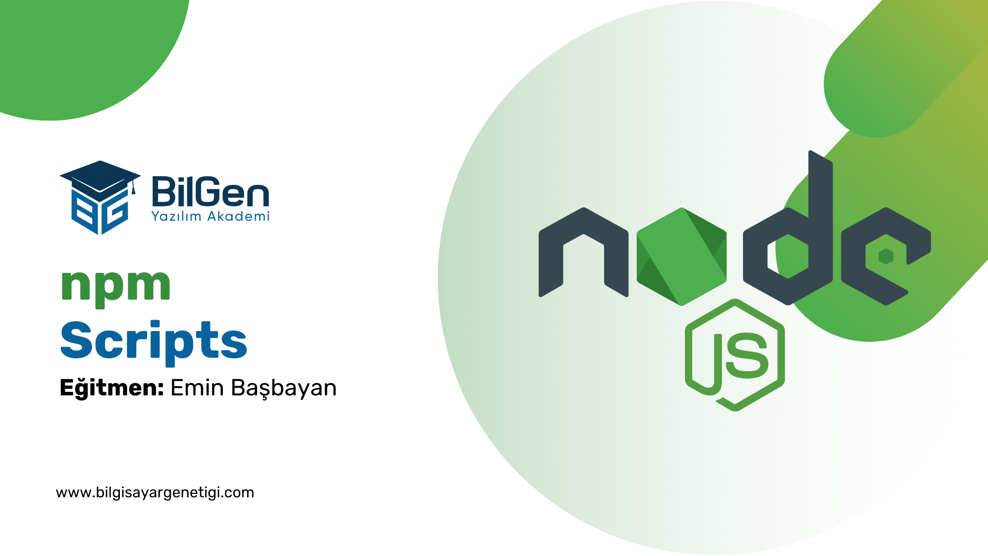 Node.js Projelerinde npm Scripts Kullanımı ve Yönetimi