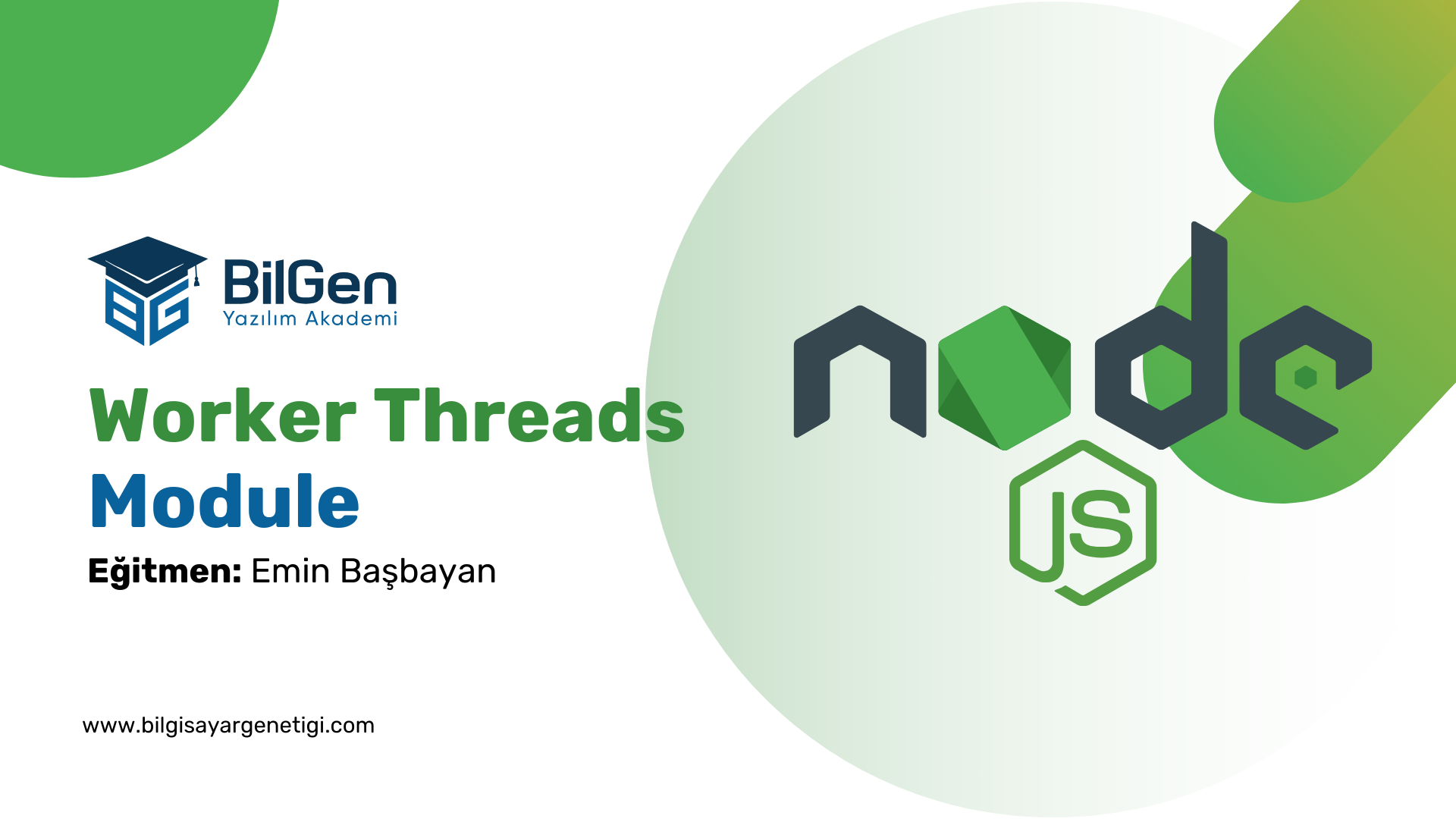 Node.js Worker Threads Modülü: Performans ve Paralel İşleme için Güçlü Bir