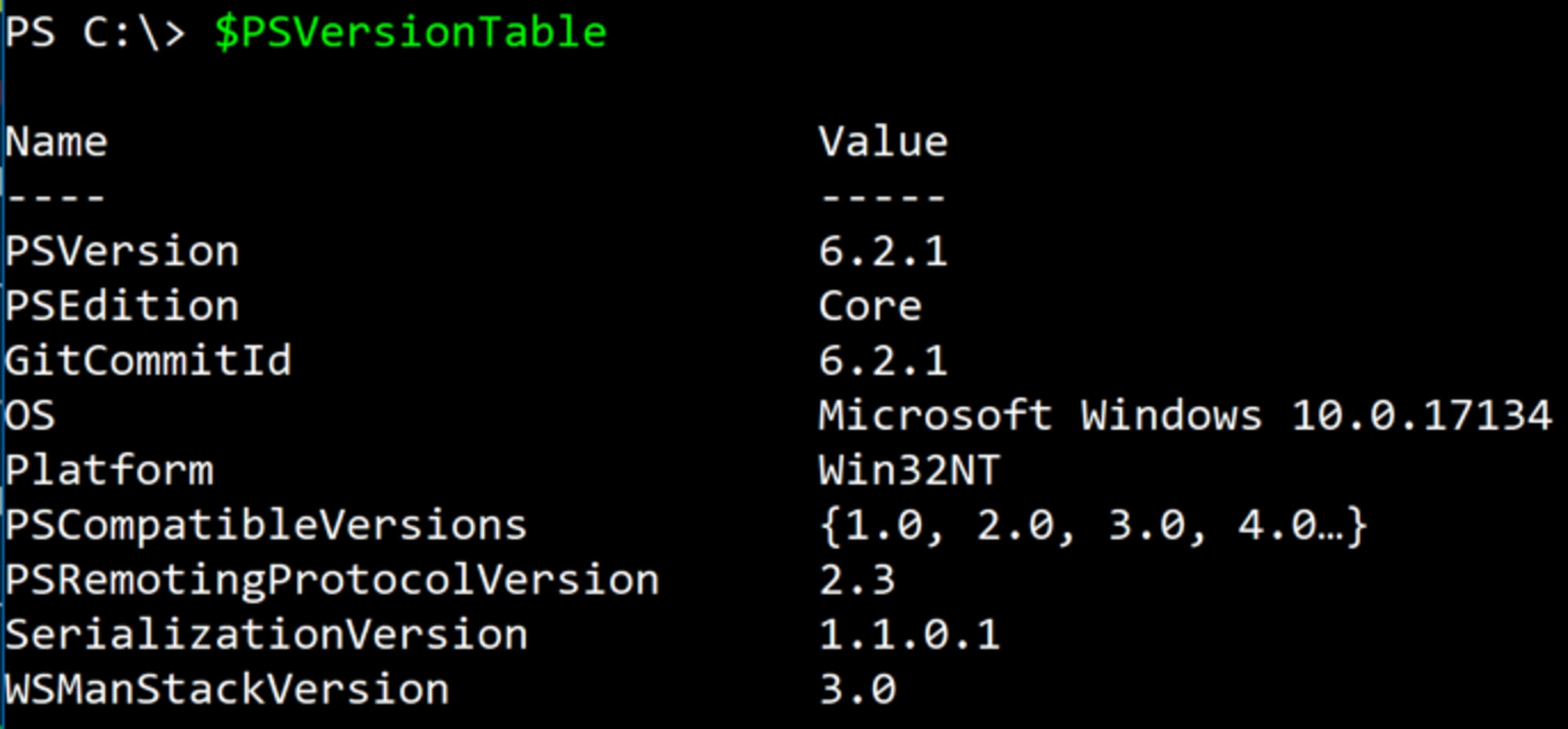 How to check your PowerShell version (all the ways)