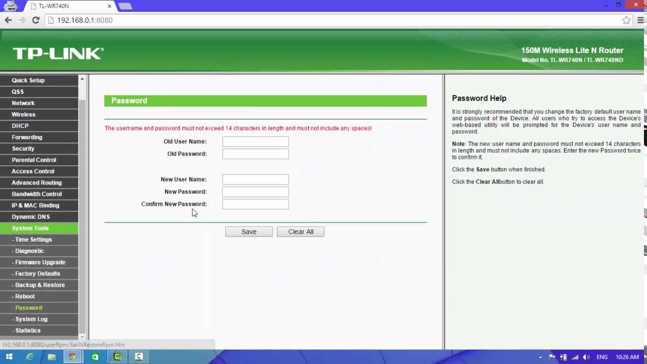 How to change TP-link router password and username How to change TP-link router password and username