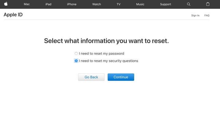 Reset Apple ID Password Reset Apple ID Password