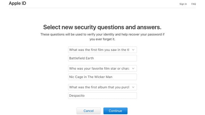 Reset Apple ID Password Reset Apple ID Password