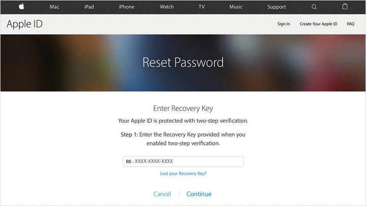 Reset Apple ID Password Reset Apple ID Password