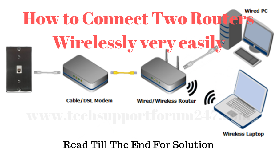 How to Connect Two Routers Wirelessly