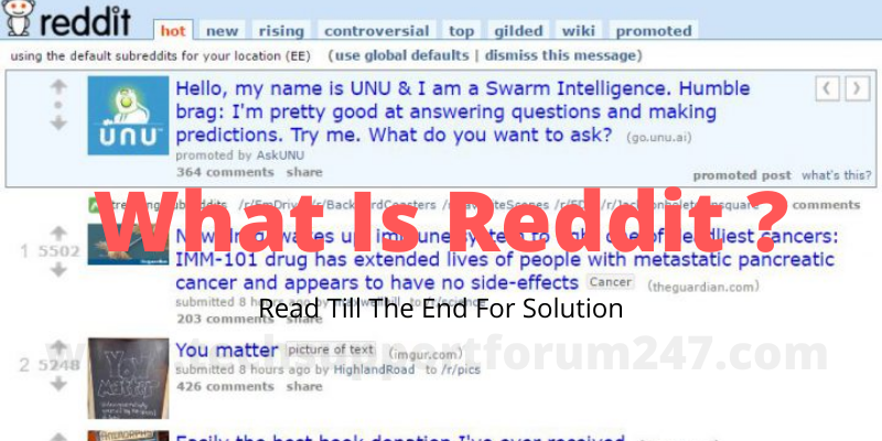 What is Reddit